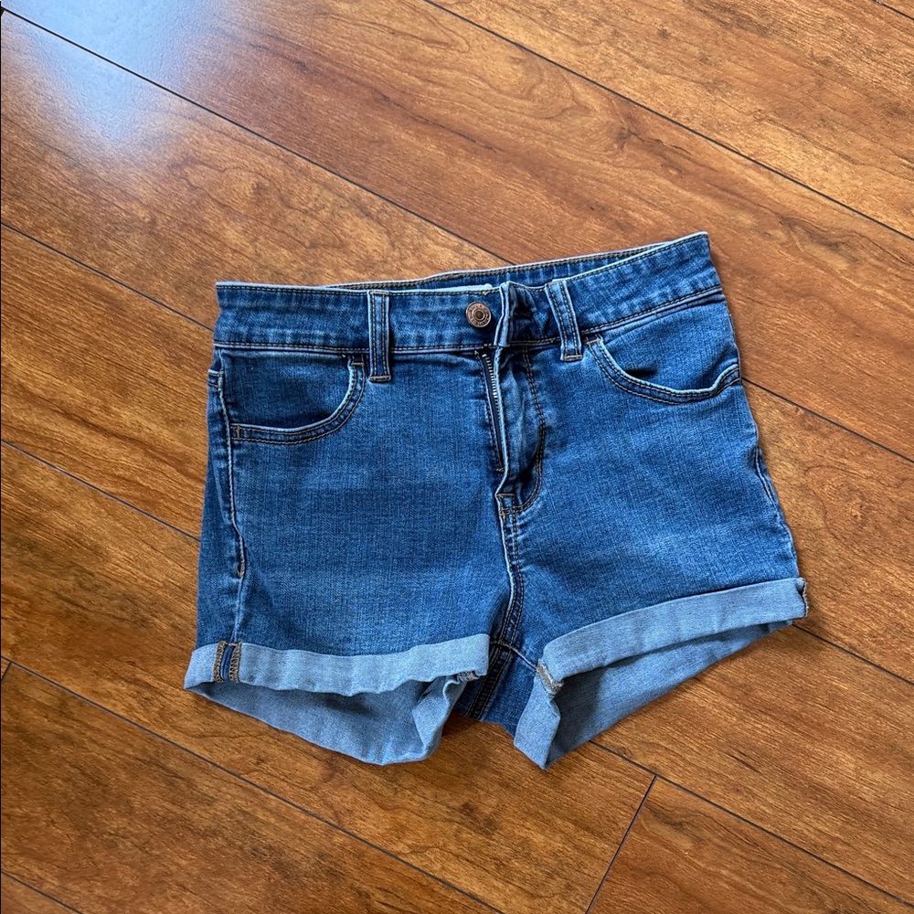PacSun Dark Blue Jean Shorts